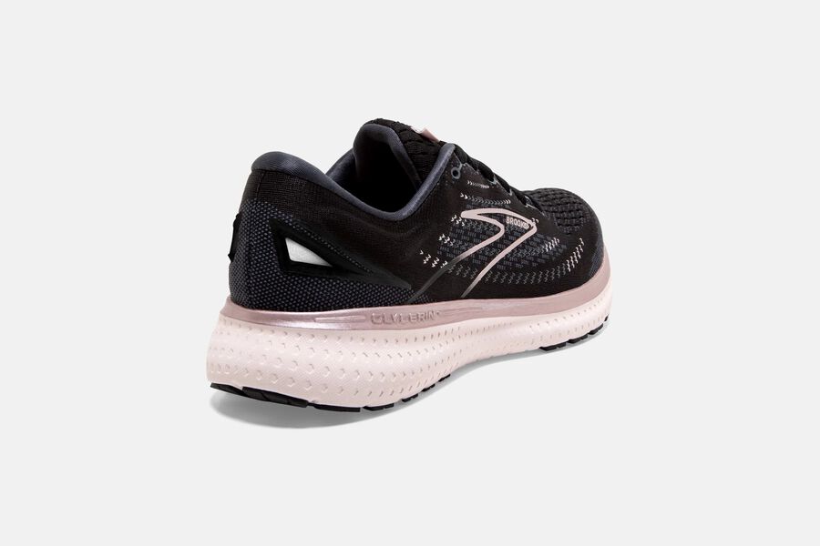 Brooks Israel Glycerin 19 Road Running Shoes Womens - Black/Pink - ULZ-013892